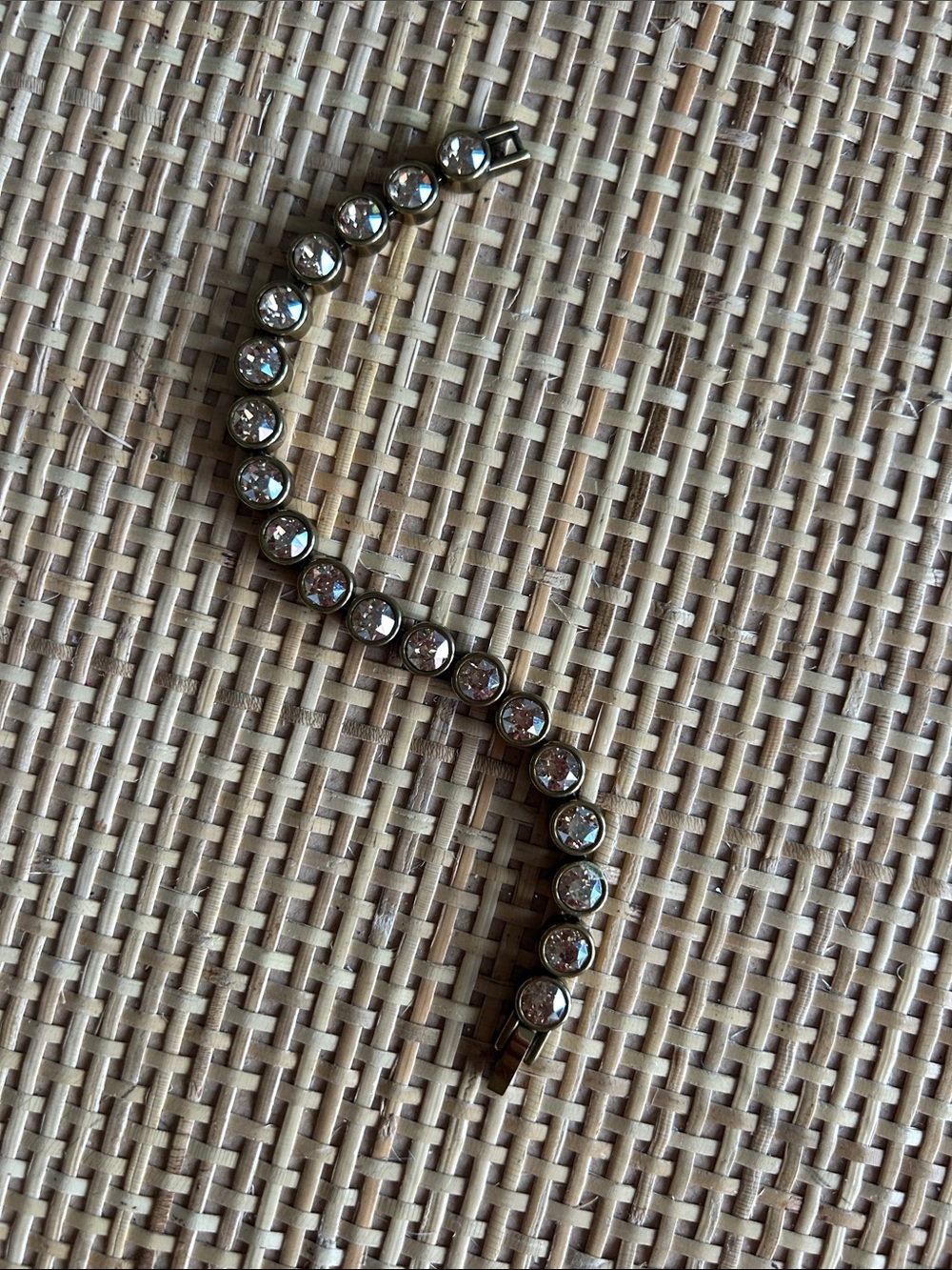 Touchstone Crystal by Swarovski Ice Bracelet Golden Shadow